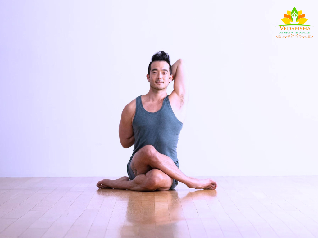 Square Pose (Gomukhasana Legs)